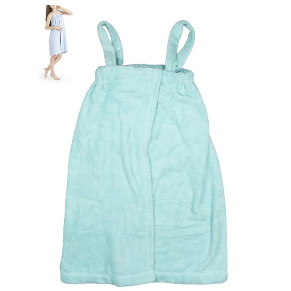 INK + IVY Other - Ink + Ivy Solid Color Dual Strap Terry Fabric Women's Wrap Robe OSFM NWT Mint